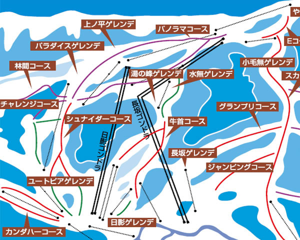 野沢温泉スキー場 レンタル付きスキー スノボーツアー予約のトラベルマルシェ